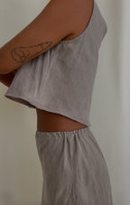 90' Stone linen set