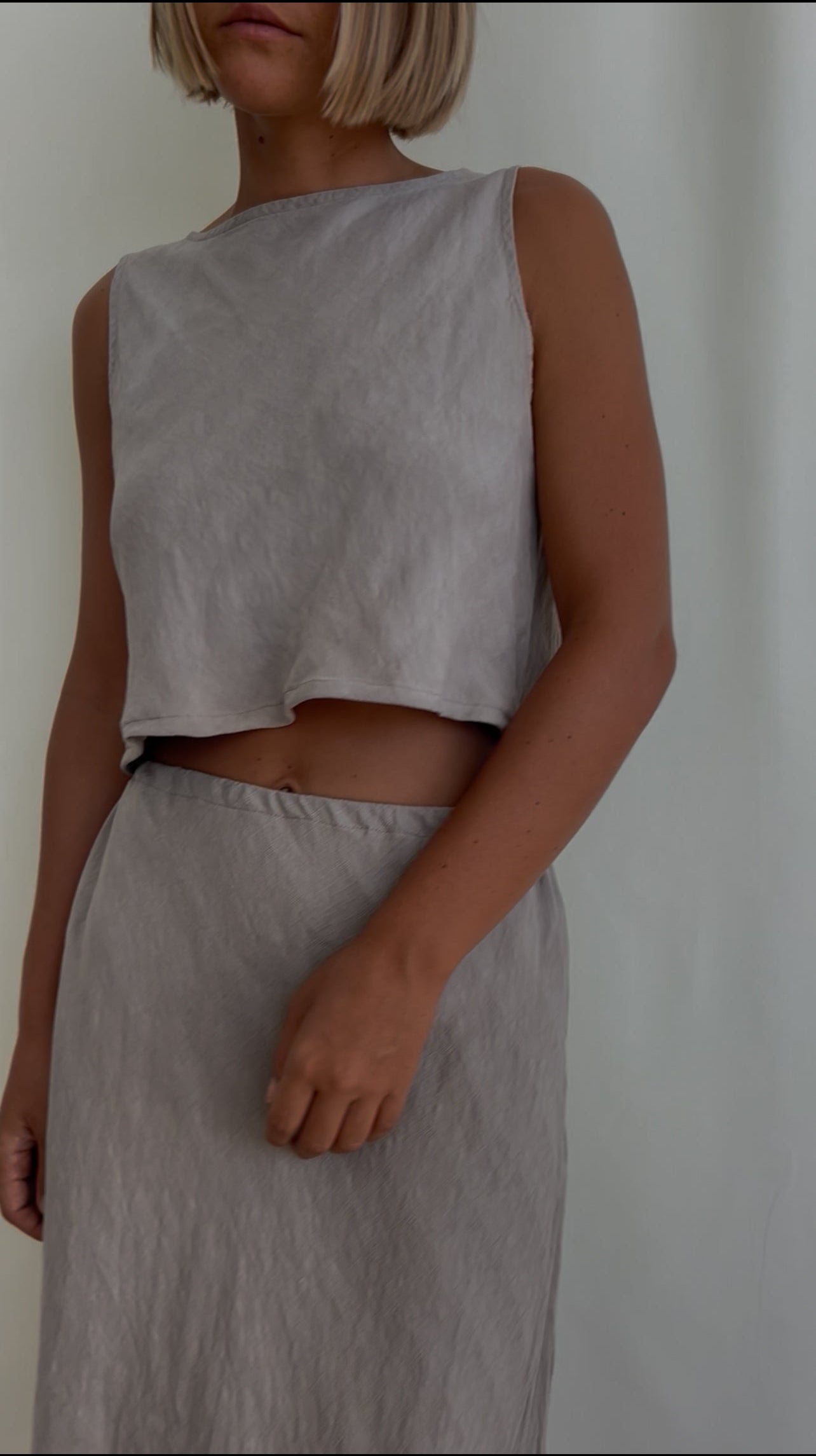 90' Stone linen set