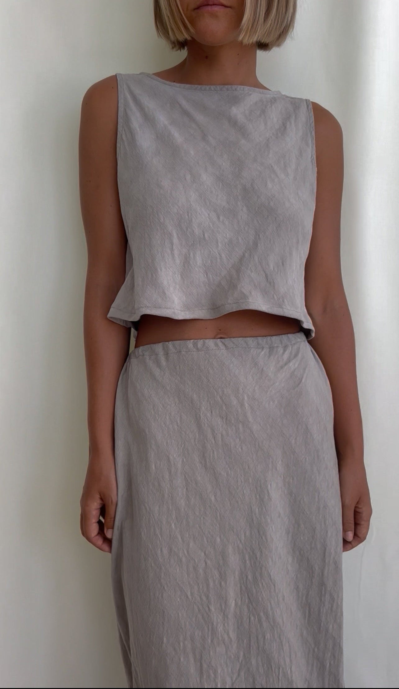 90' Stone linen set
