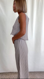 90' Stone linen set